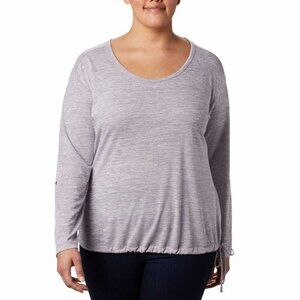 NWT Columbia Kickin It Long-Sleeve Pullover Size 3X, Purple